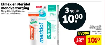 Aanbieding: Elmex en Meridol mondverzorging