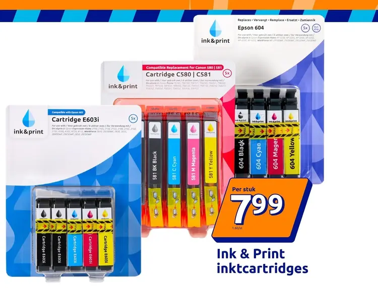 Aanbieding: Ink & Print inktcartridges