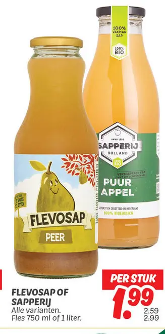 Aanbieding: Flevosap of Sapperij