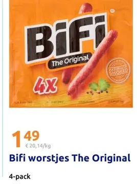 Aanbieding: Bifi worstjes The Original