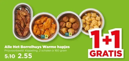 Het Borrelhuys Warme hapjes