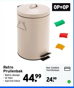 Aanbieding: Retro Prullenbak