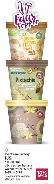 Aanbieding: Ice Cream Factory IJS