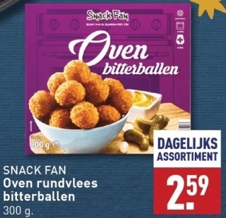 Aanbieding: Oven rundvlees bitterballen