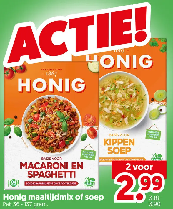 Aanbieding: Maaltijdmix of soep