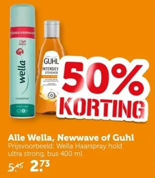 Aanbieding: Alle Wella, Newwave of Guhl