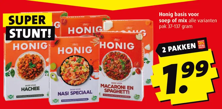 Aanbieding: basis voor soep of mix