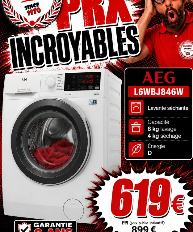 Offre: Aeg l6wbj846w