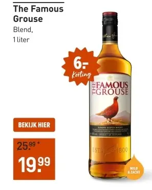 Aanbieding: The Famous Grouse