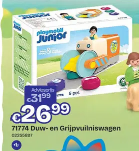 Aanbieding: Duw- en Grijpvuilniswagen