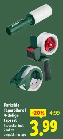 Aanbieding: Taperoller of 4-delige tapeset