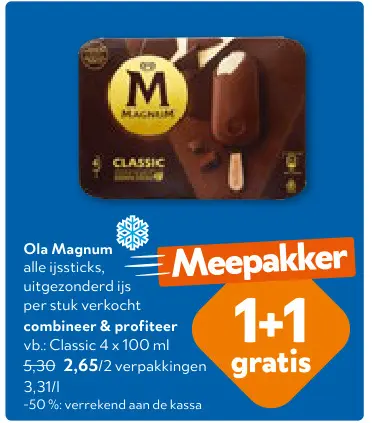 Promotie: Magnum Classic