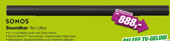 Aanbieding: Sonos Arc Ultra soundbar