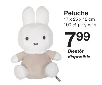 Offre: Peluche