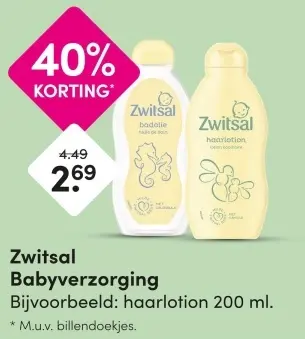Aanbieding: Zwitsal Babyverzorging