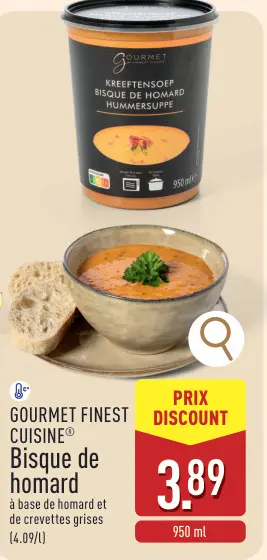 Offre: Bisque de homard