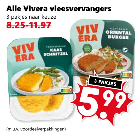 Aanbieding: Vivera vleesvervangers