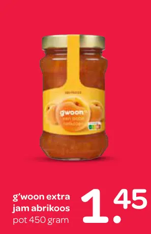 Aanbieding: extra jam abrikoos