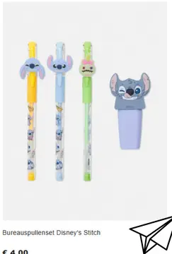 Aanbieding: Bureauspullenset Disney's Stitch