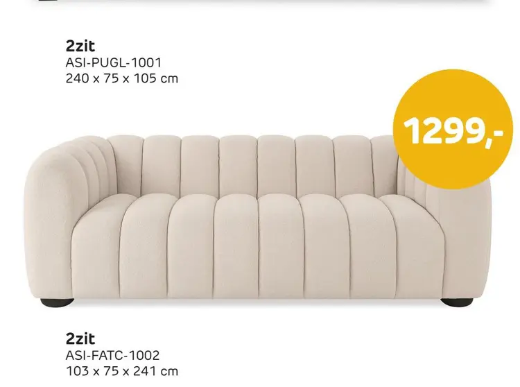 Aanbieding: 2zit