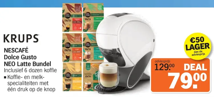Aanbieding: Dolce Gusto NEO Latte Bundel
