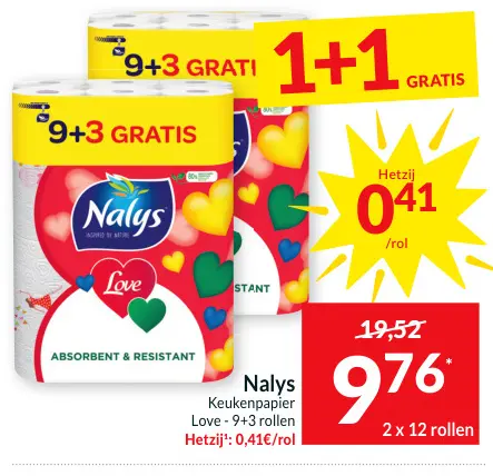 Promotie: Keukenpapier Love