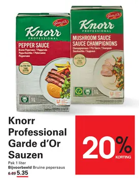 Aanbieding: Knorr Professional Garde d'Or Sauzen