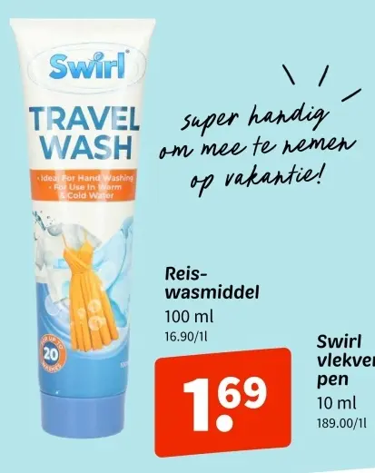 Promotie: Reiswasmiddel