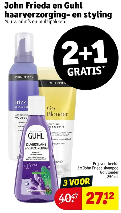 Promotie: Haarverzorging- en styling