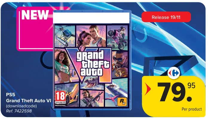 Promotie: Grand Theft Auto VI PS5