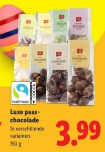 Aanbieding: Luxe paas-chocolade