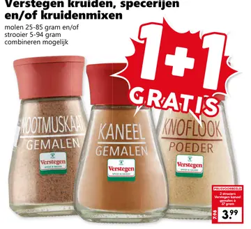 Aanbieding: Verstegen kruiden, specerijen en/of kruidenmixen