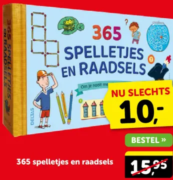 Aanbieding: 365 spelletjes en raadsels