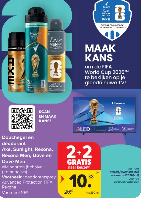 Promotie: Douchegel en deodorant