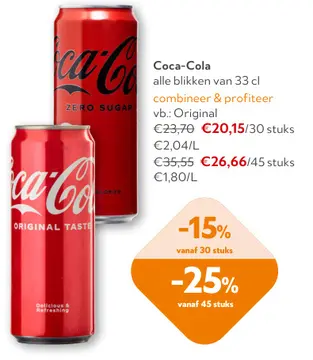 Aanbieding: Coca-Cola