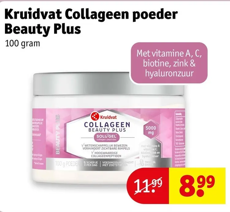 Promotie: Collageen poeder Beauty Plus