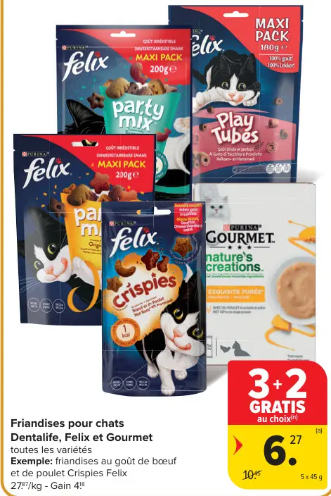 Offre: Friandises pour chats