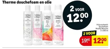 Aanbieding: Therme douchefoam en olie