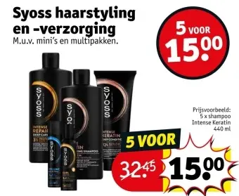 Promotie: Syoss haarstyling en -verzorging