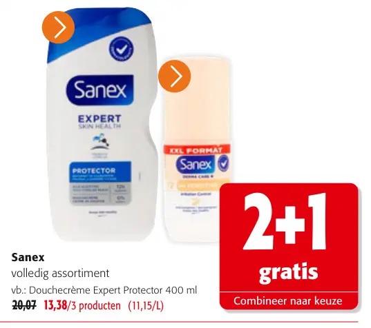 Promotie: Sanex douchecrème Expert Protector