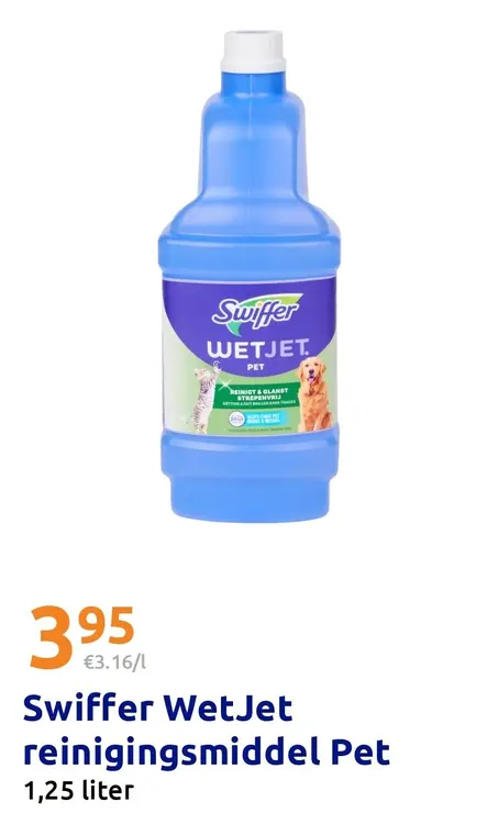 Aanbieding: Swiffer WetJet reinigingsmiddel Pet