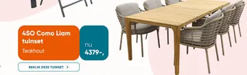 Aanbieding: 4SO Como Liam tuinset