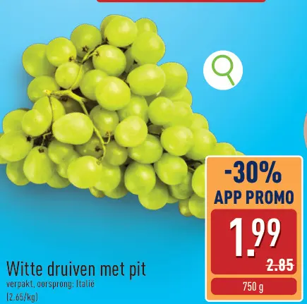 Promotie: Witte druiven met pit