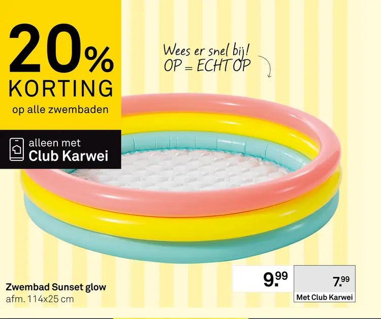 Aanbieding: Zwembad Sunset glow
