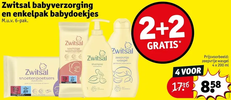 Aanbieding: Babyverzorging en enkelpak babydoekjes
