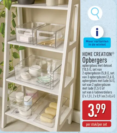Promotie: Opbergers