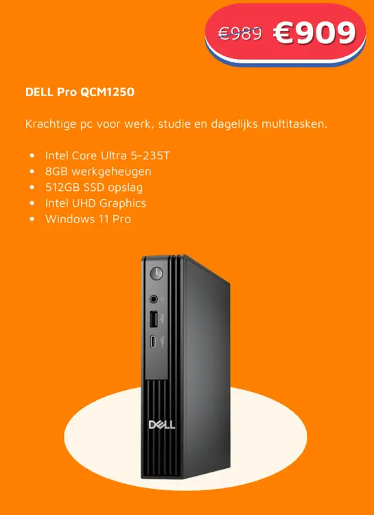 Aanbieding: DELL Pro QCM1250