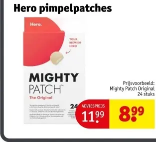 Aanbieding: Hero pimpelpatches Mighty Patch Original