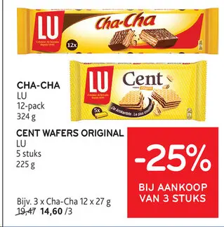 Promotie: Cha-Cha & Cent Wafers Original