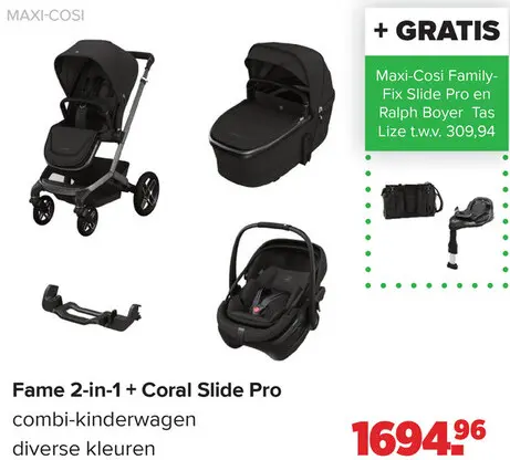 Aanbieding: Fame 2-in-1 + Coral Slide Pro